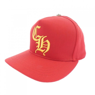 Chrome Hearts Baseball Cap 5 Panel CH "Red/Yellow"