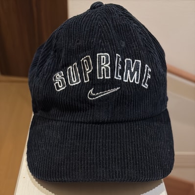 Supreme / Nike Arc Corduroy 6-Panel "Black"