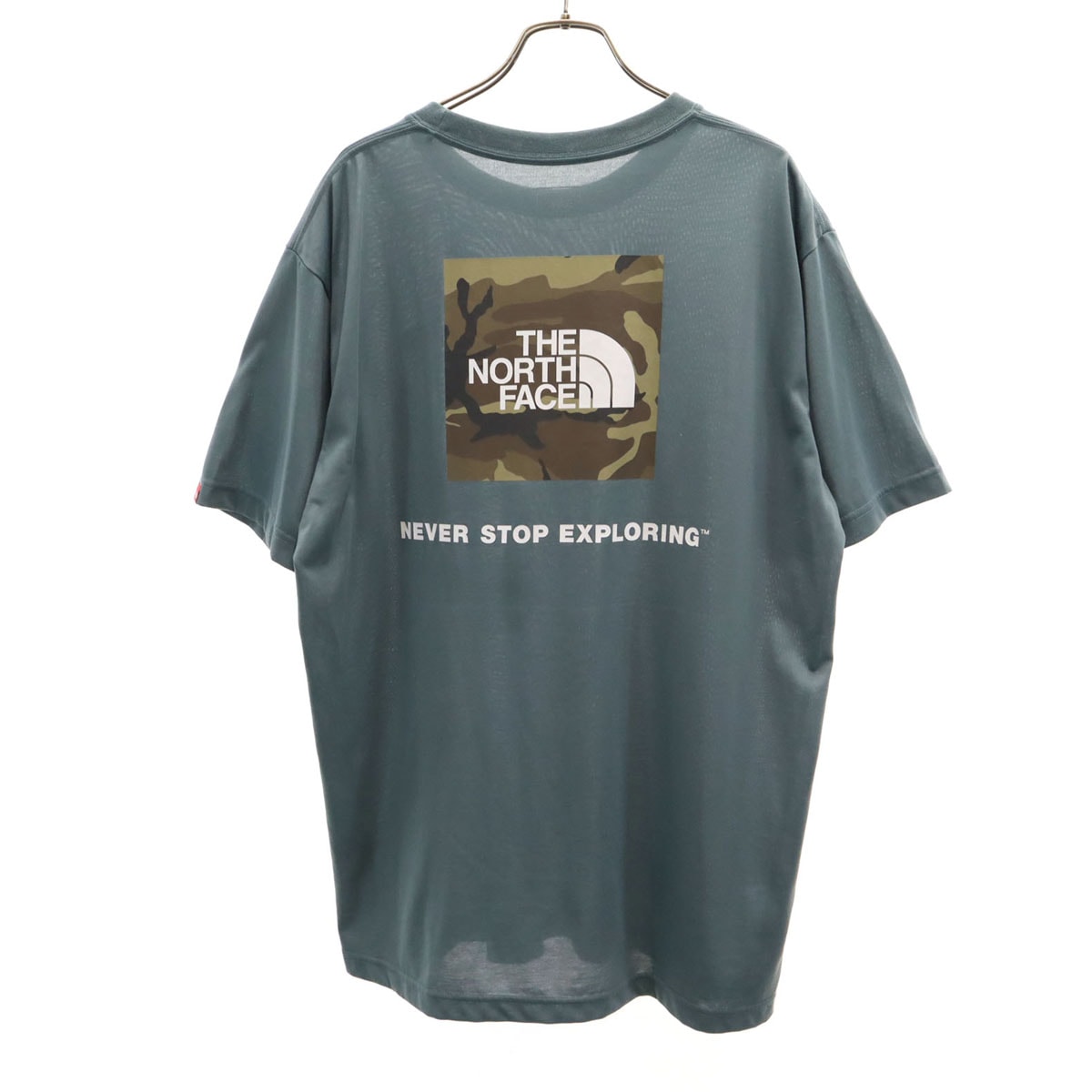 THE NORTH FACE ノースフェイス スクエアカモ 半袖 Tシャツ XXL グレー系 NT32158 アウトドア