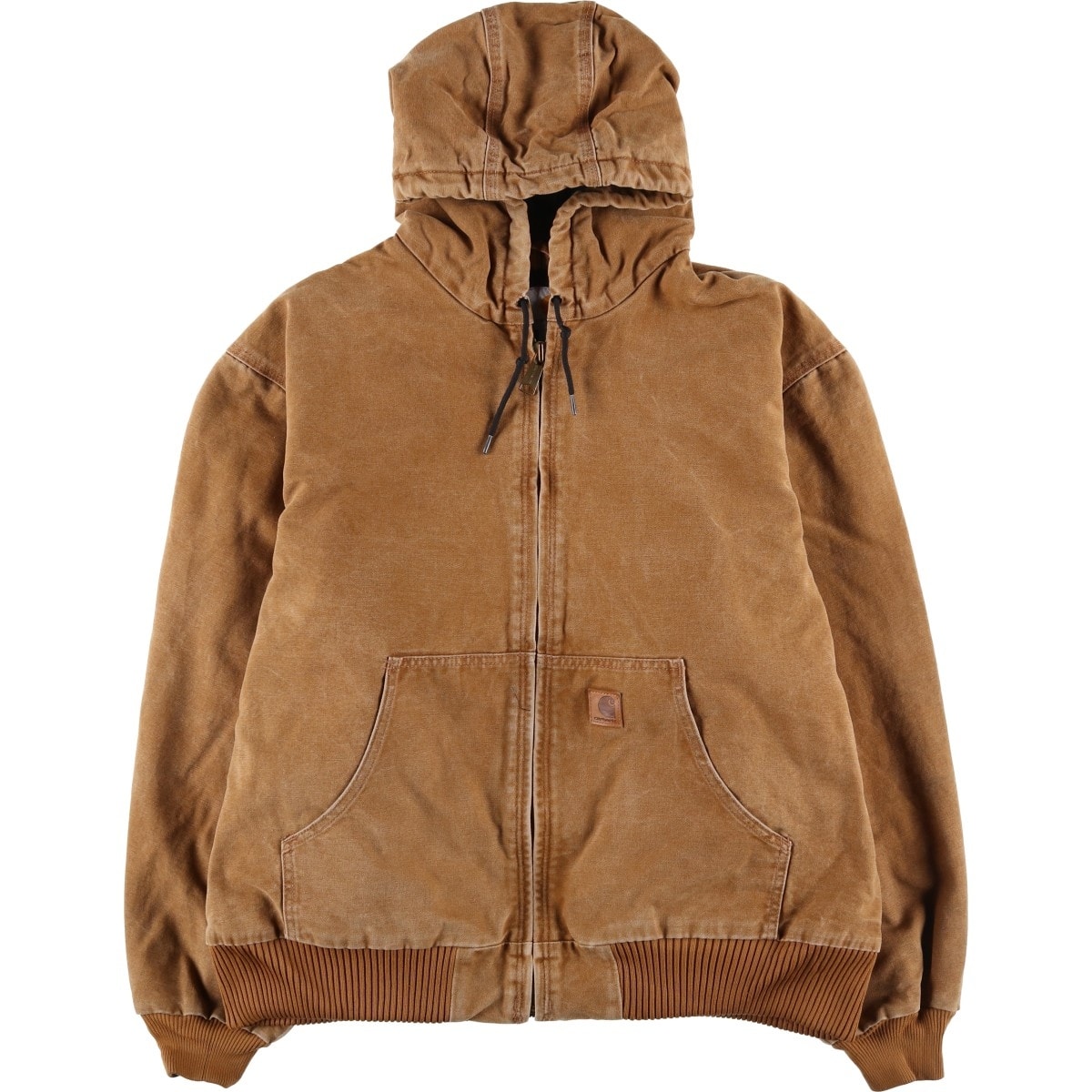 古着 カーハート Carhartt アクティブジャケット 中綿入り ダックフルジップパーカー メンズXL相当/eaa613140