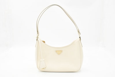 プラダ サフィアーノ ワンショルダーバッグ ホワイト 1BC204