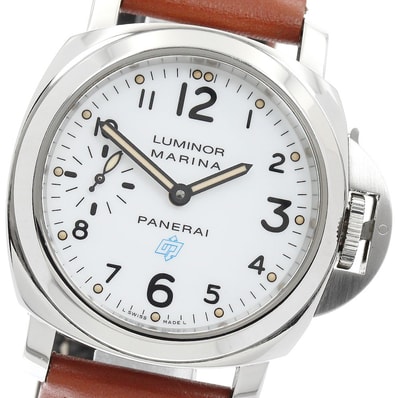 パネライ ルミノールマリーナ ロゴ アッチャイオ メンズ 【中古】