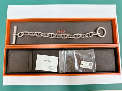 Hermes Chaine D'ancre TGM Bracelet "Silver"