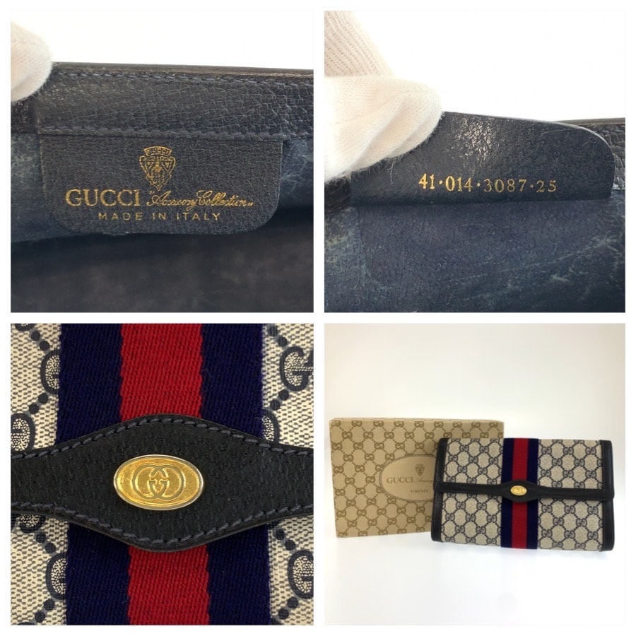 B (目立った傷や汚れなし)】GUCCI グッチ ヴィンテージ シェリーライン