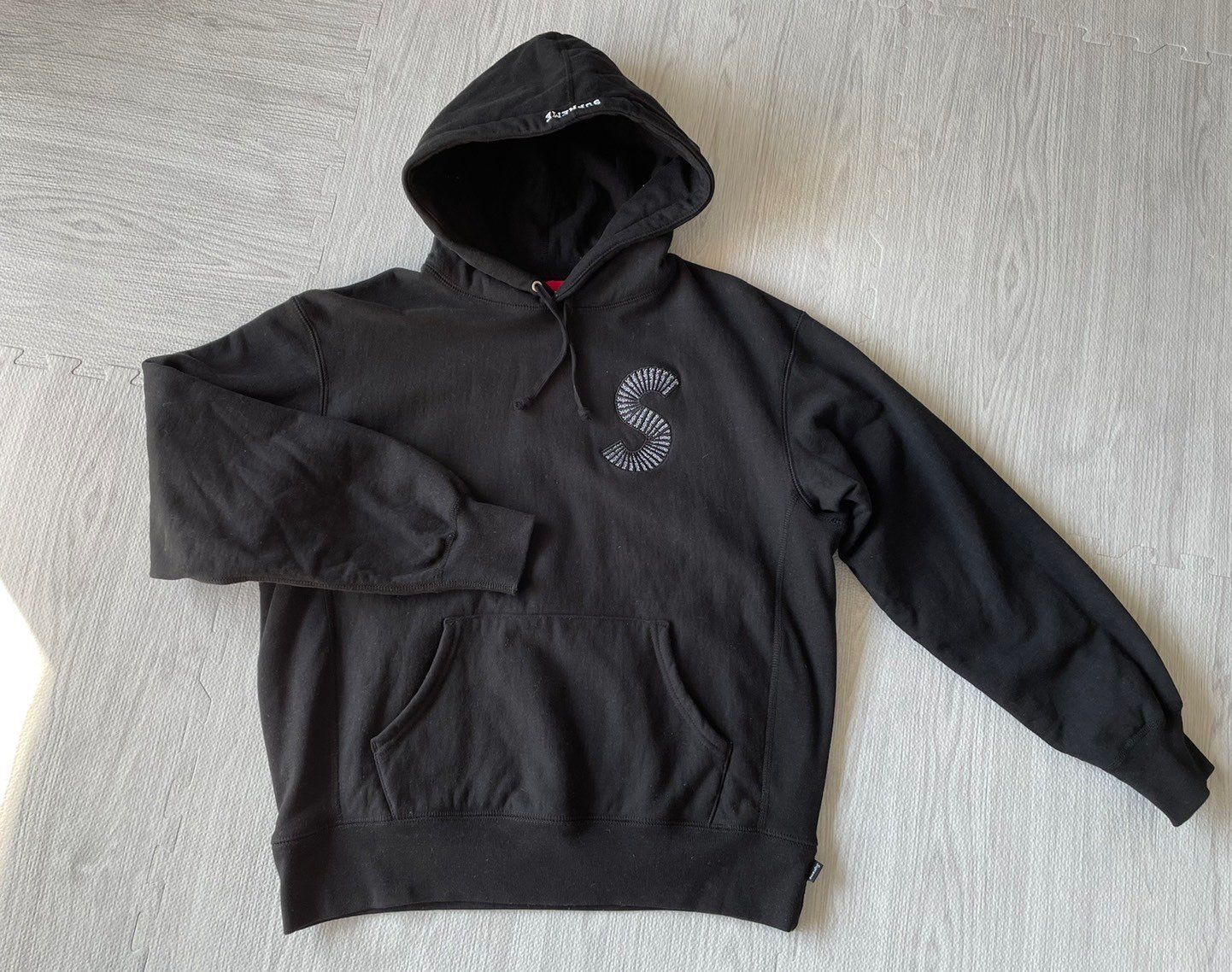 Supreme S Logo Hooded Sweatshirt "Black" (20FW)