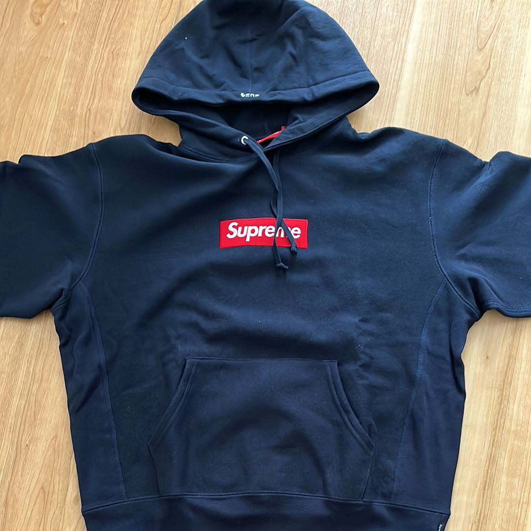 Supreme Box Logo Hooded Sweatshirt "Navy" (24FW)