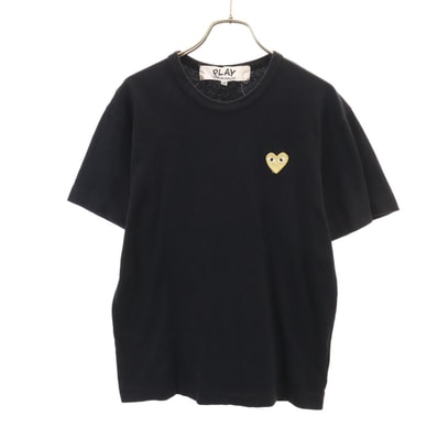 PLAY COMME des GARCONS プレイコムデギャルソン 2022年 日本製 半袖 Tシャツ M ブラック