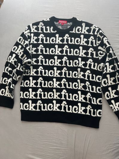 Supreme Fuck Sweater "Black"