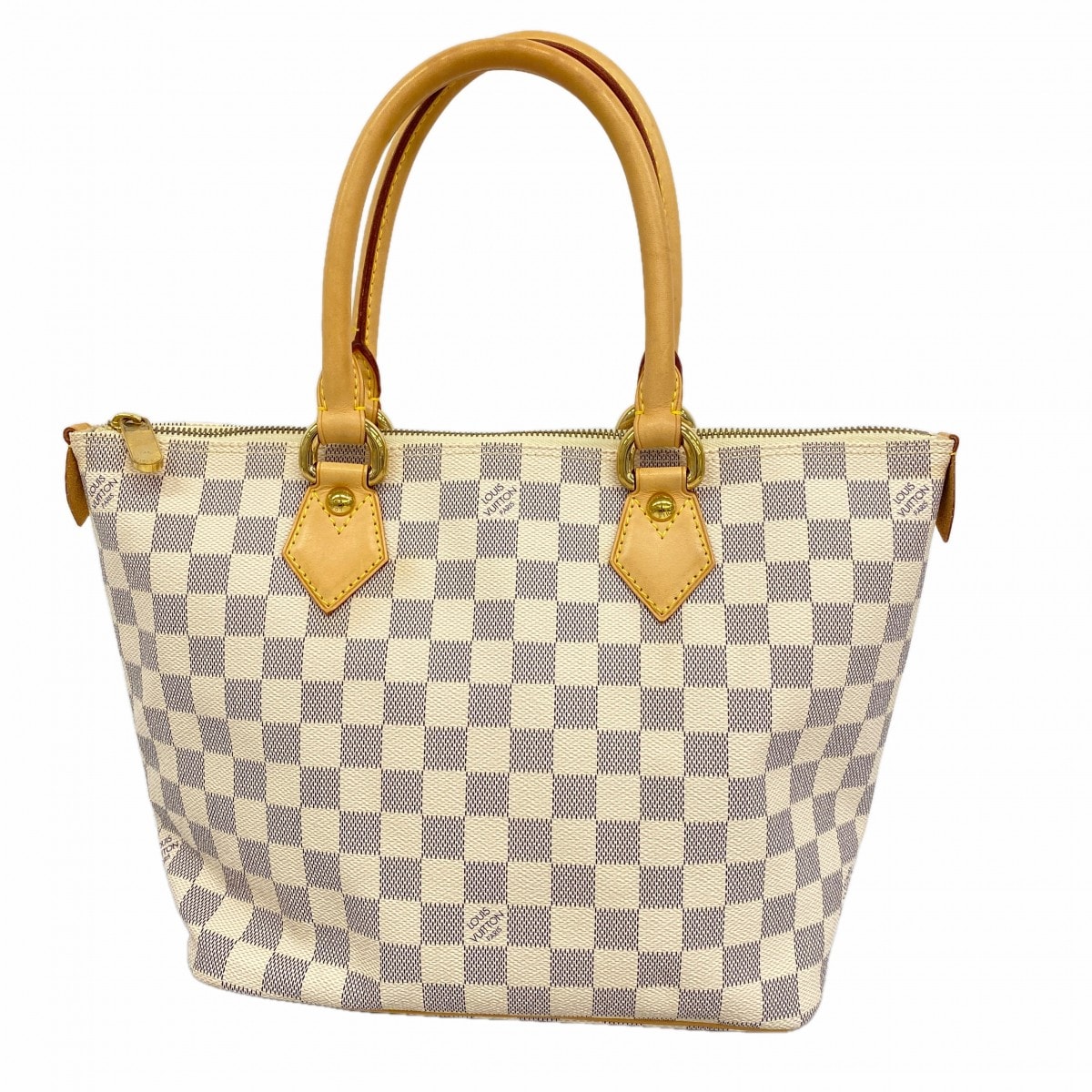 ★最終価格【6ce5919】ルイヴィトン ハンドバッグ ダミエ・アズール サレヤPM N51186 ホワイト【中古】レディース