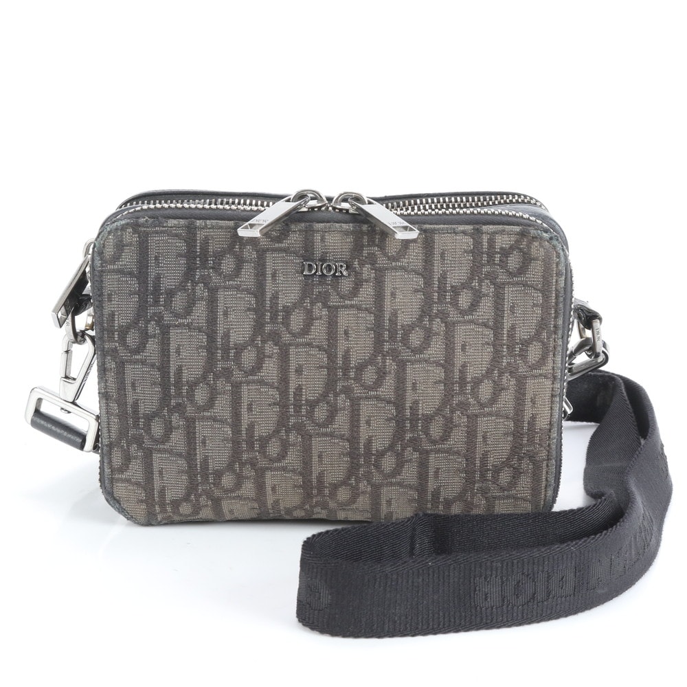 ■極美品 ディオール オブリークトロッターショルダーバッグ