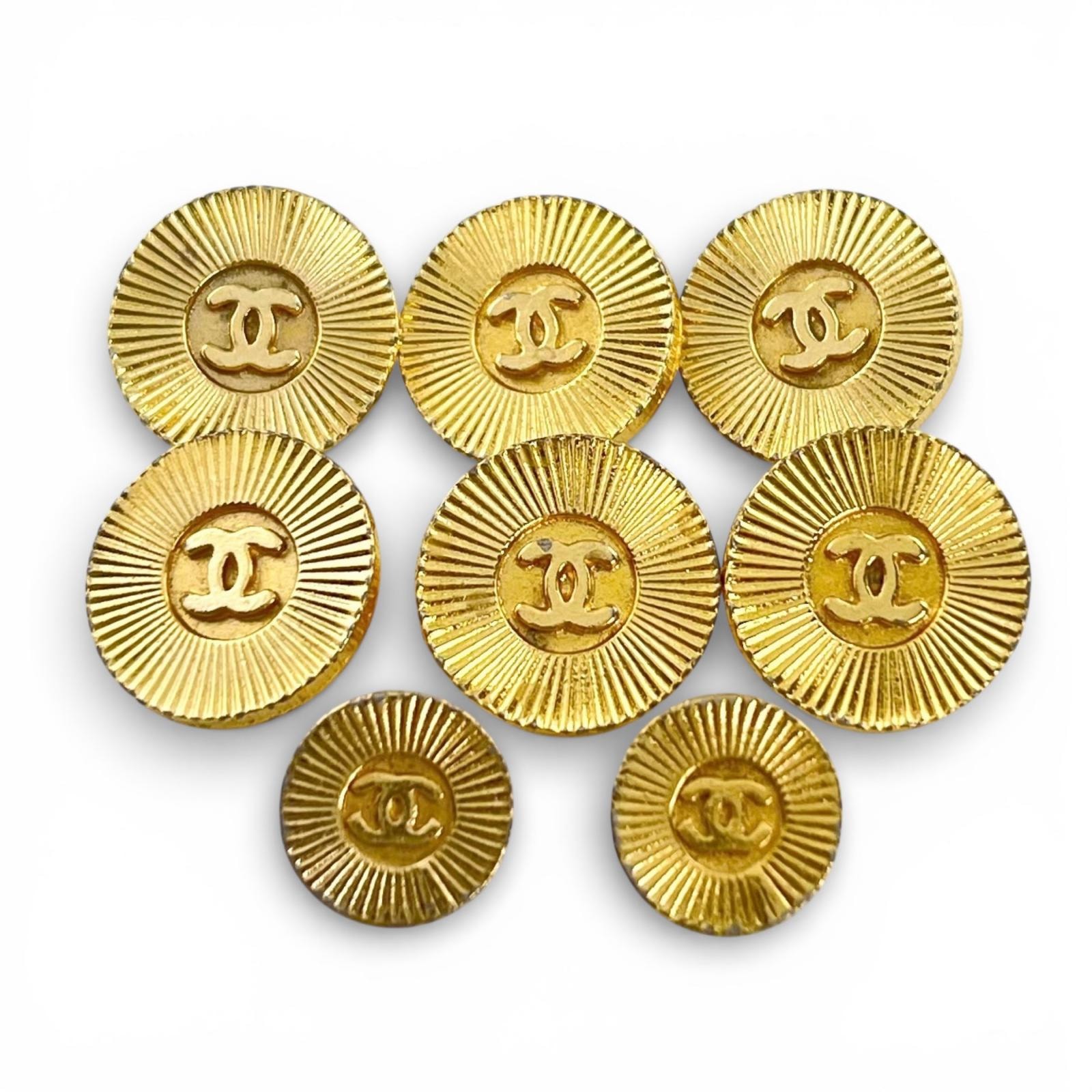 美品 シャネル ボタン ゴールド レディース
