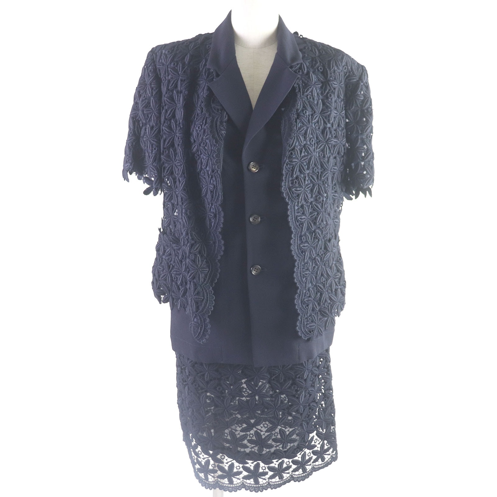 【ドンドン見直し】極美品 コムデギャルソン ジャケット スカート S/M