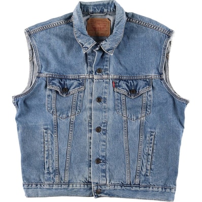 古着 90年代 リーバイス Levi's デニムベスト メンズL相当 ヴィンテージ/eaa544526