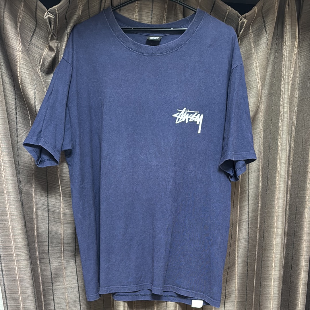 Stussy Fuzzy Dice Tee "Navy"