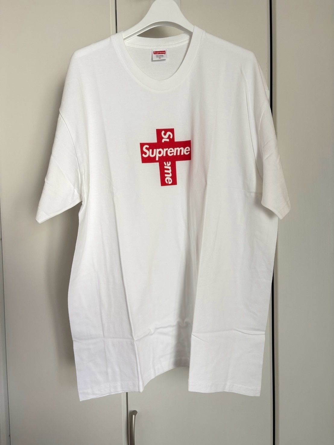 Supreme Cross Box Logo Tee "White"