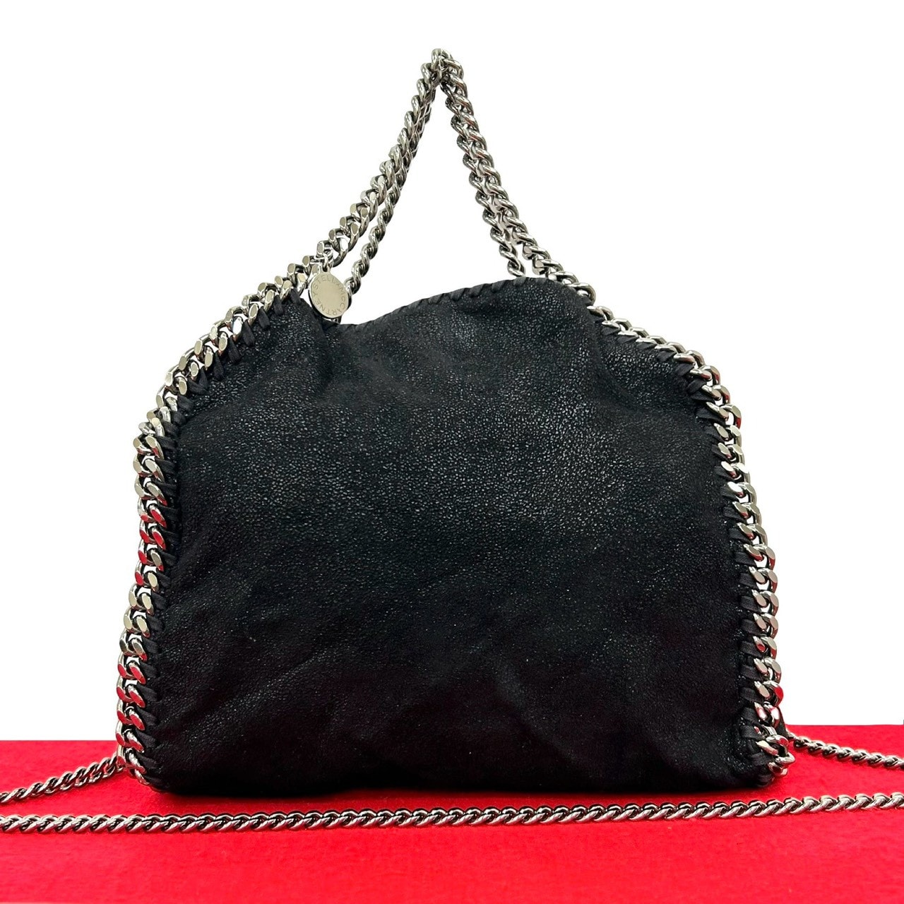 Stella McCartney ステラマッカートニー ファラベラ レザー ショルダーバッグ ブラック
 29126