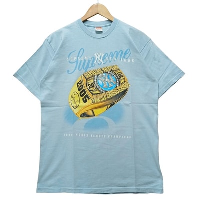 SUPREME シュプリーム 2005 Worid Famous Championship Ring Tee チャンピオン リング プリント 半袖Tシャツ 56804