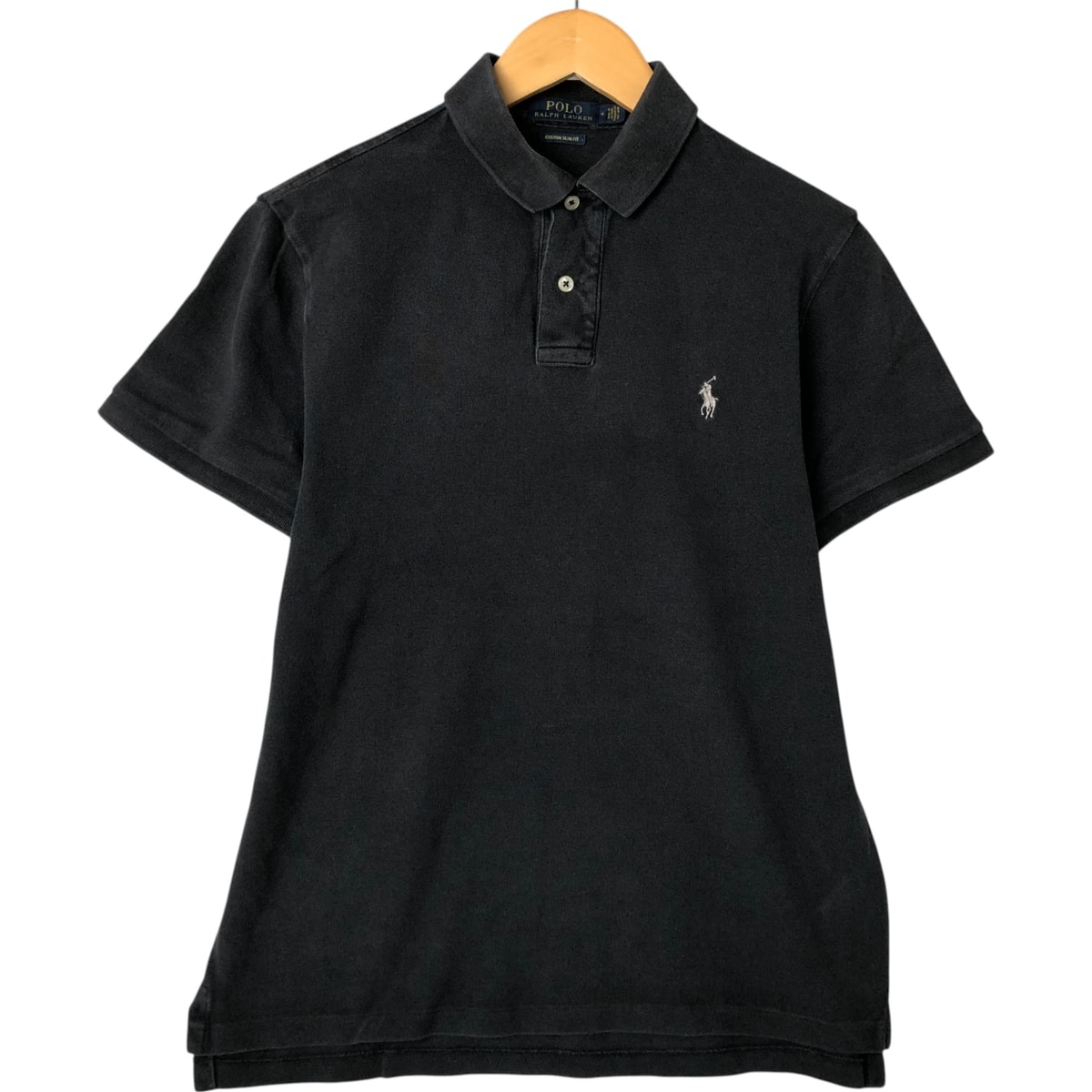 古着 ラルフローレン Ralph Lauren POLO RALPH LAUREN CUSTOM SLIM FIT 半袖 ポロシャツ メンズM相当/eaa538253