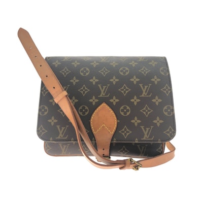 ▼▼LOUIS VUITTON ルイヴィトン レディース ショルダーバッグ モノグラム カルトシエール 斜め掛け M51252 ブラウン