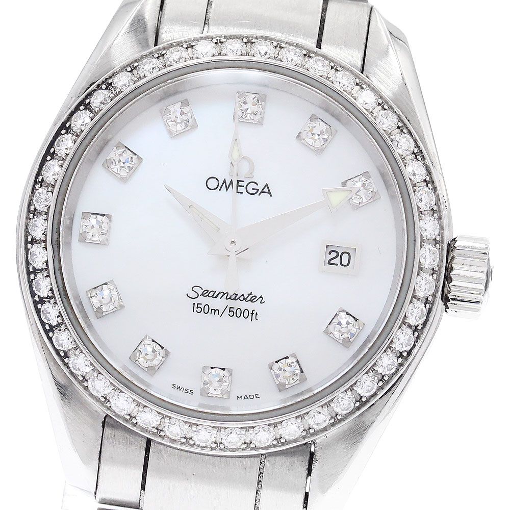 ☆良品 オメガ シーマスター アクアテラ 2579.75 レディース 【中古】