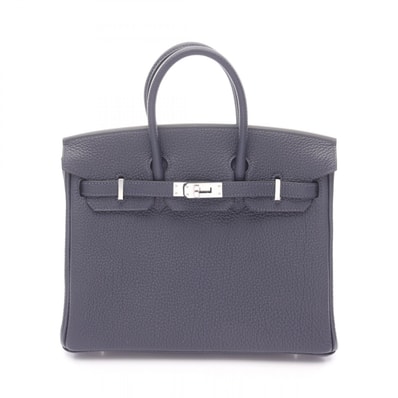 エルメス HERMES バーキン25 ハンドバッグ バッグ レザー トゴ トゴ ブルーニュイ K刻印(2025年製造) レディース ネイビー系 【中古】