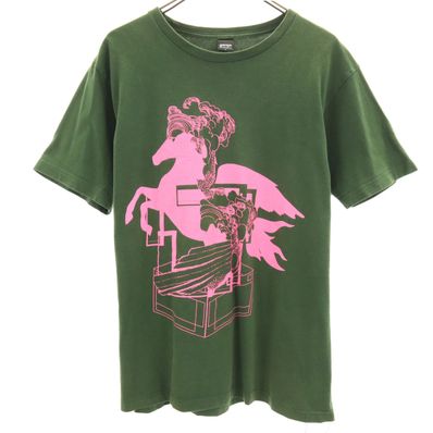 graniph グラニフ ペガサス 半袖 Tシャツ L カーキ