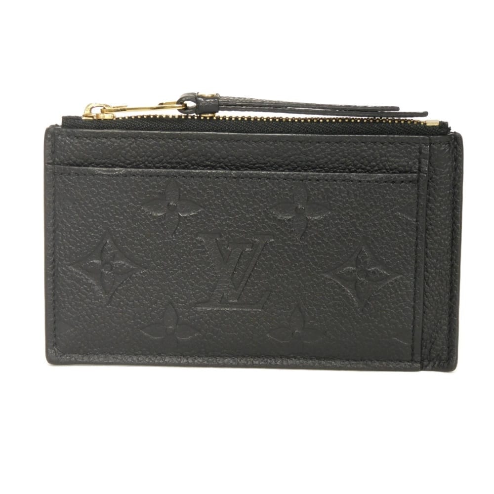 Louis Vuitton Monogram Empreinte Porte Cartes Zip "Noir"