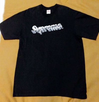 Supreme Chrome Logo Tee "Black"