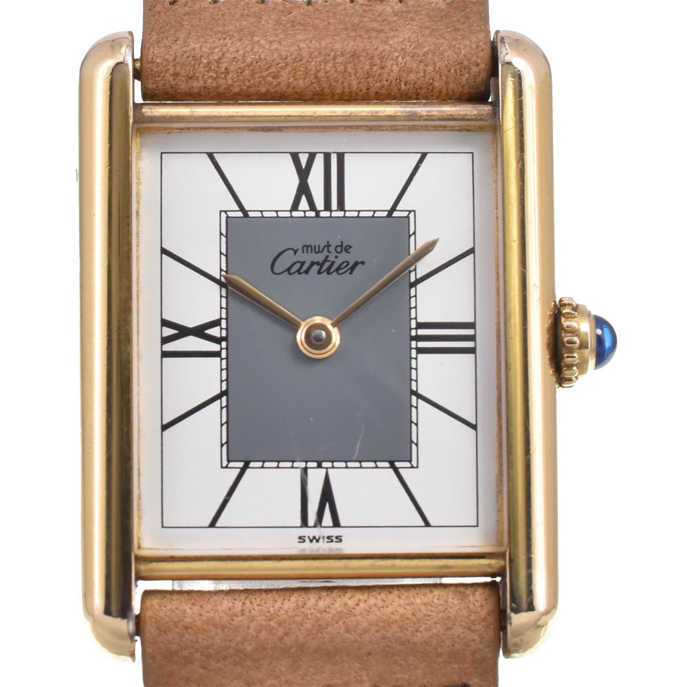 カルティエ CARTIER W1003954 マストタンク ヴェルメイユ クォーツ ユニセックス 保証書付き R#146437