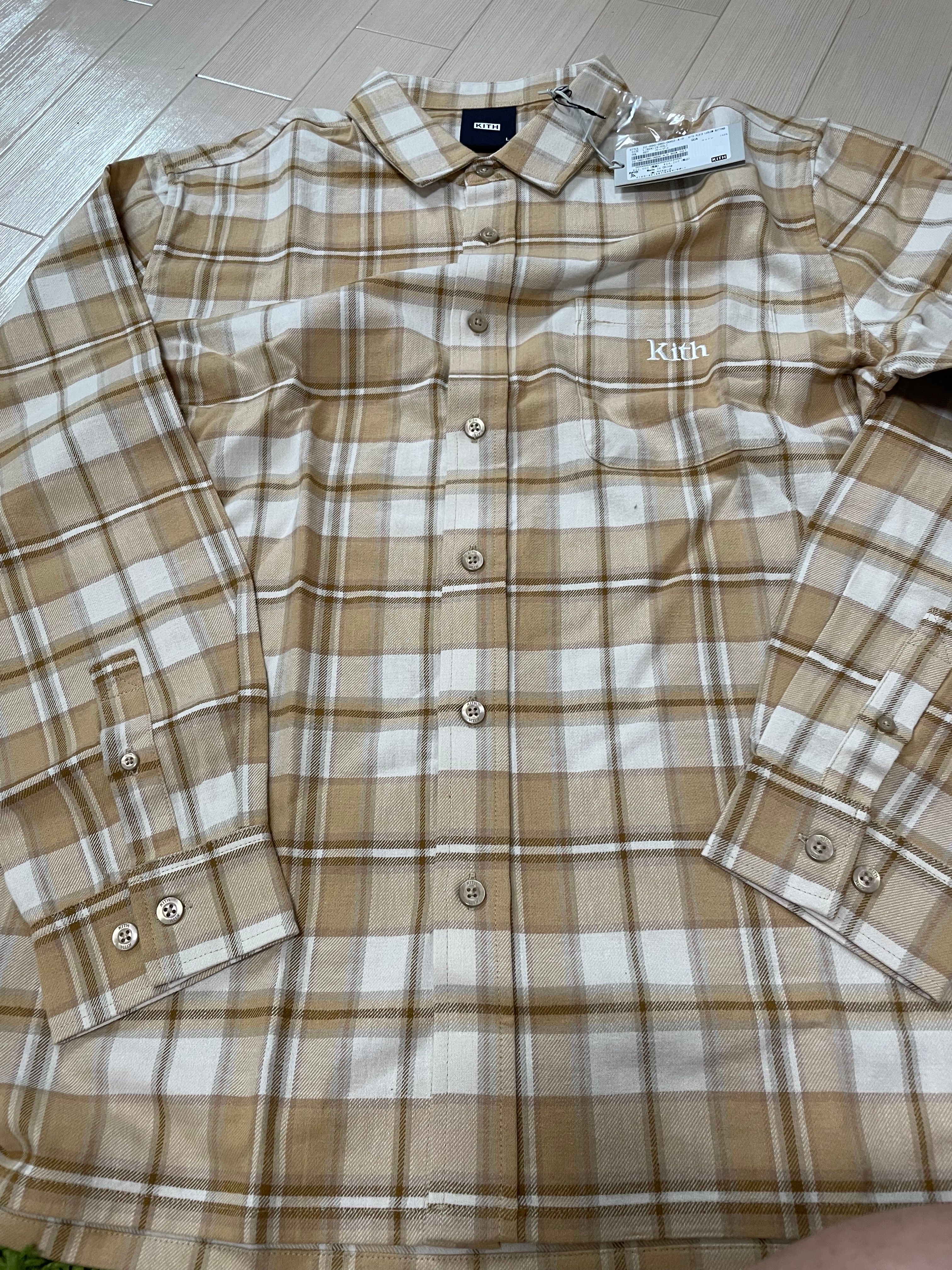 KITH PLAID LUDLOW BUTTOND