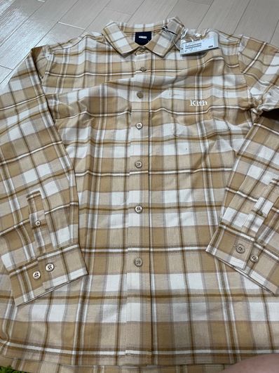 KITH PLAID LUDLOW BUTTOND