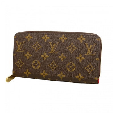 【6dc2285】ルイヴィトン 長財布 モノグラム ジッピーウォレット M41896 コクリコ【中古】レディース