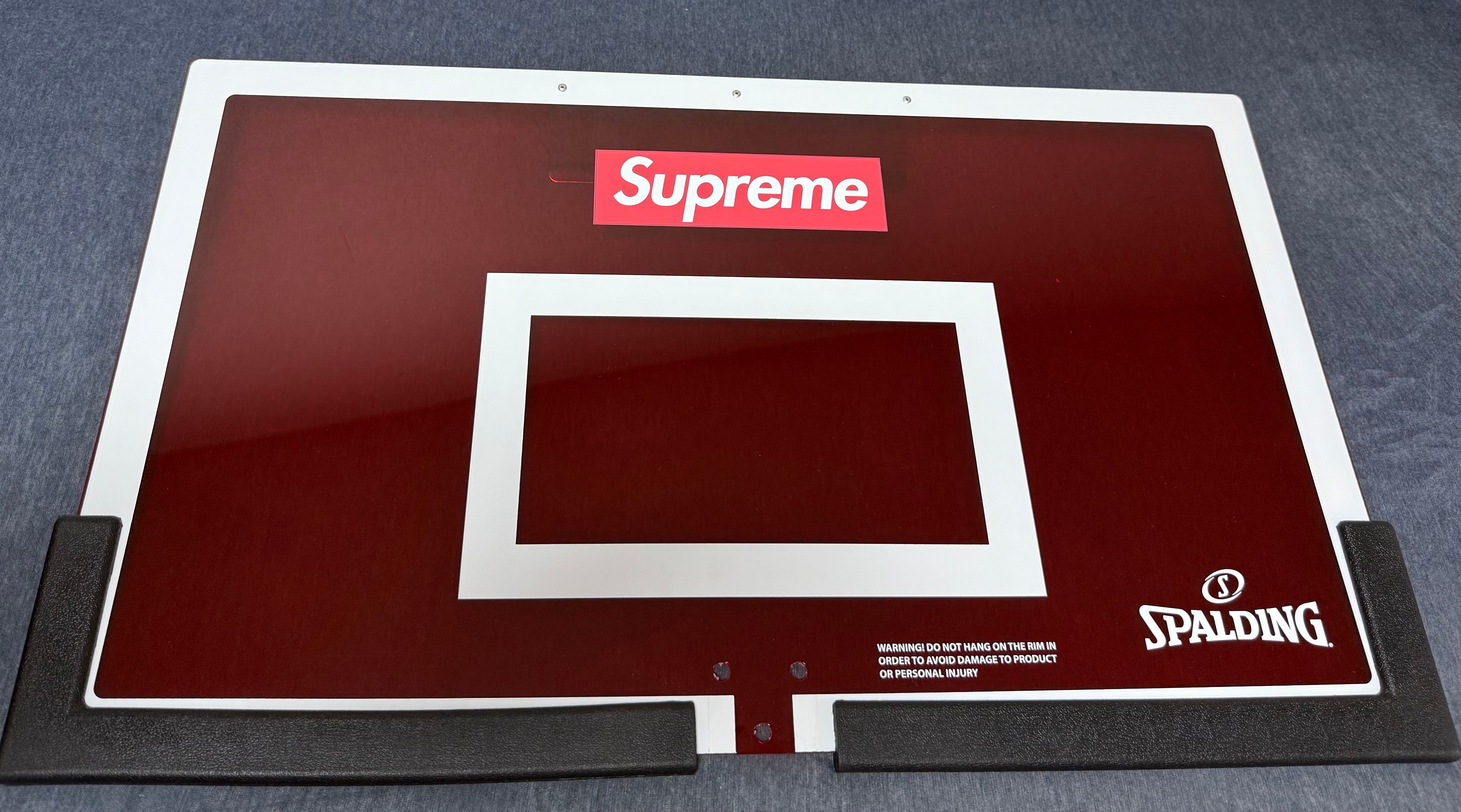 Supreme x Spalding Mini Basketball Hoop "Red"