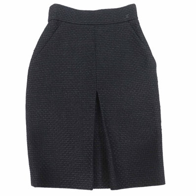 極美品 シャネル
スカート ブラック レディース 36 P36751