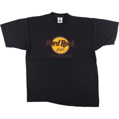 古着 リー Lee HARD ROCK CAFE ハードロックカフェ アドバタイジングTシャツ メンズXL相当/eaa552368