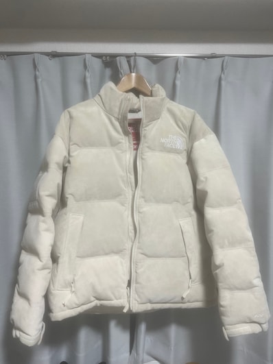 Supreme x The North Face Suede Nuptse Jacket "Stone"