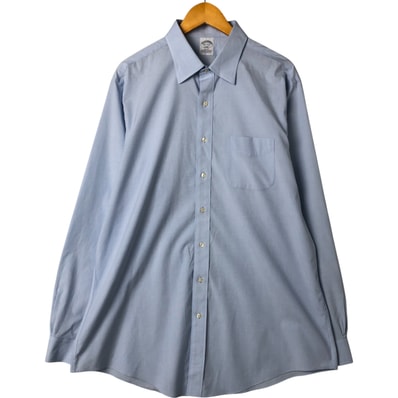 古着 ブルックスブラザーズ Brooks Brothers 346 長袖 コットンシャツ メンズXL相当/eaa551889