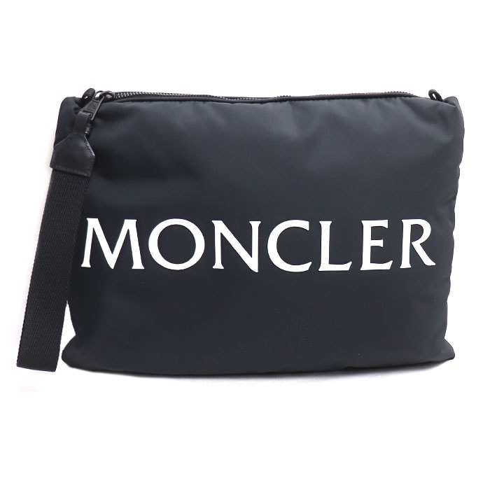 MONCLER モンクレール DUDDLE ラップトップ タブレットケース クラッチバッグ ブラック K209A6B000002 M7914 ユニセックス【中古】【美品】