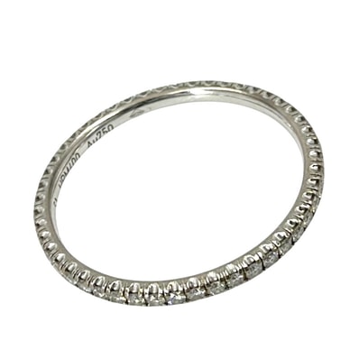 CARTIER カルティエ 指輪 エタンセル リング ジュエリー アクセサリー 51サイズ 18金WG K18ホワイトゴールド ダイヤモンド 約10.5号 ユニセックス 約1.3g【中古品】