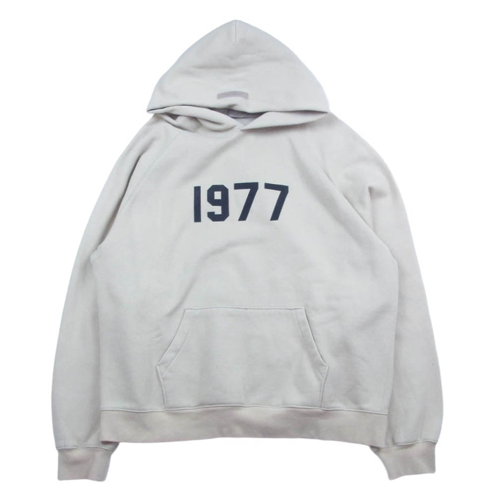 FEAR OF GOD フィアオブゴッド ESSENTIALS  1977 Relaxed Hoodie エッセンシャルズ プルオーバー スウェット パーカー ベージュ系 XL【中古】