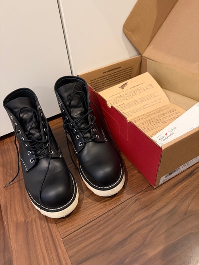 RED WING 6inch Classic Round "Black"