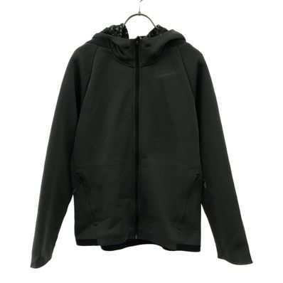 NIKE ナイキ 長袖 ジップパーカー S ダークグレー系 裏フリース