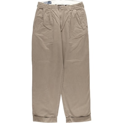 古着 ラルフローレン Ralph Lauren POLO by Ralph Lauren HAMMOND PANT ツータック チノパンツ メンズw34相当/eaa615683