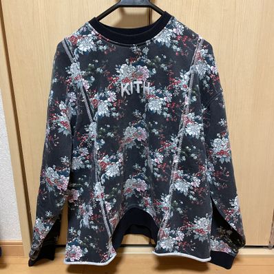 Kith Floral Panel Crewneck "Navy Multi"