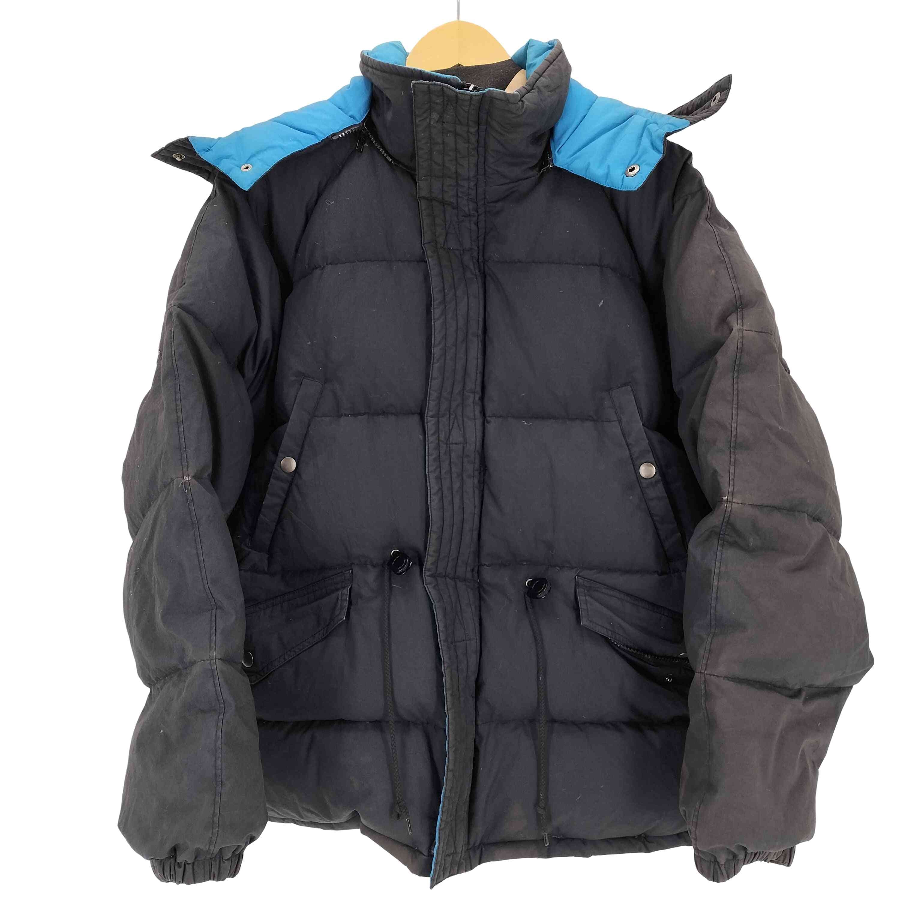 80-90S THUNDER RIVER ジップアップフーデッドダウンジャケット【1141882622047】