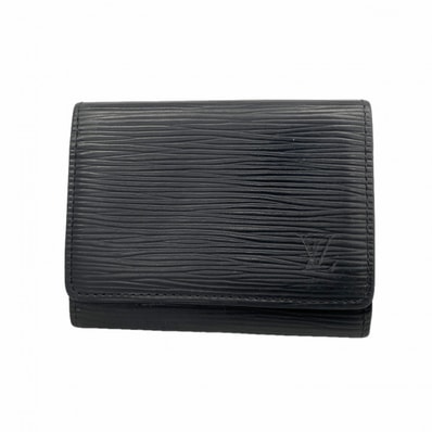 【6db1970-k】ルイヴィトン 名刺入れ エピ アンヴェロップカルトドゥヴィジット M56582 ノワール【中古】メンズ レディース ユニセックス