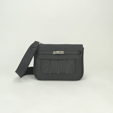 エルメス HERMES ベルリンヌ バッグ ショルダーバッグ エバーカラー グラファイト Graphite グレー Gray シルバー金具 エヴァーカラー