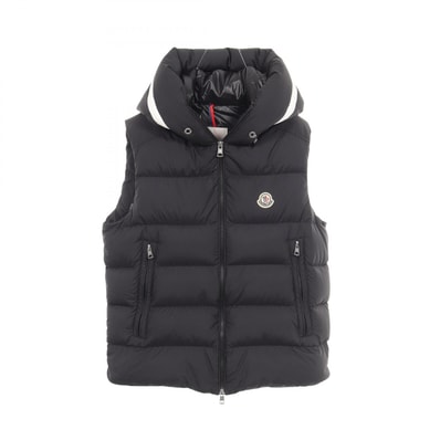モンクレール MONCLER CARDAMINE フード付き ダウンベスト 衣料品 アウター ポリエステル メンズ ブラック系 1A00181 【中古】