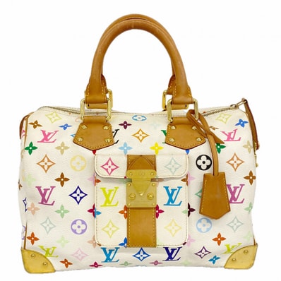 ★SALE【6gd4116】ルイヴィトン ハンドバッグ モノグラム・マルチカラー スピーディ30 M92643 ブロン【中古】レディース