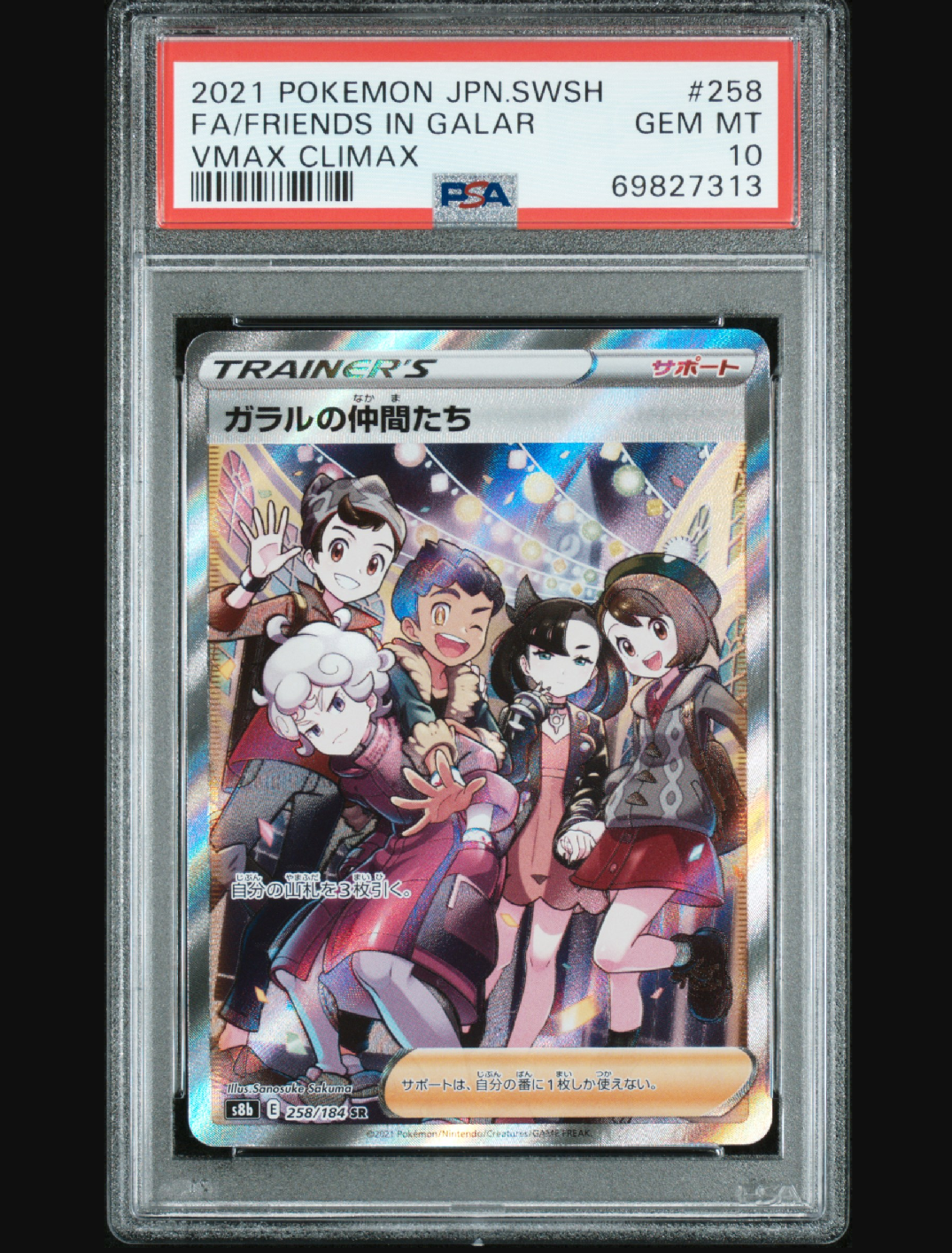 ガラルの仲間たち SR[S8b 258/184](ハイクラスパック「VMAXクライマックス」)